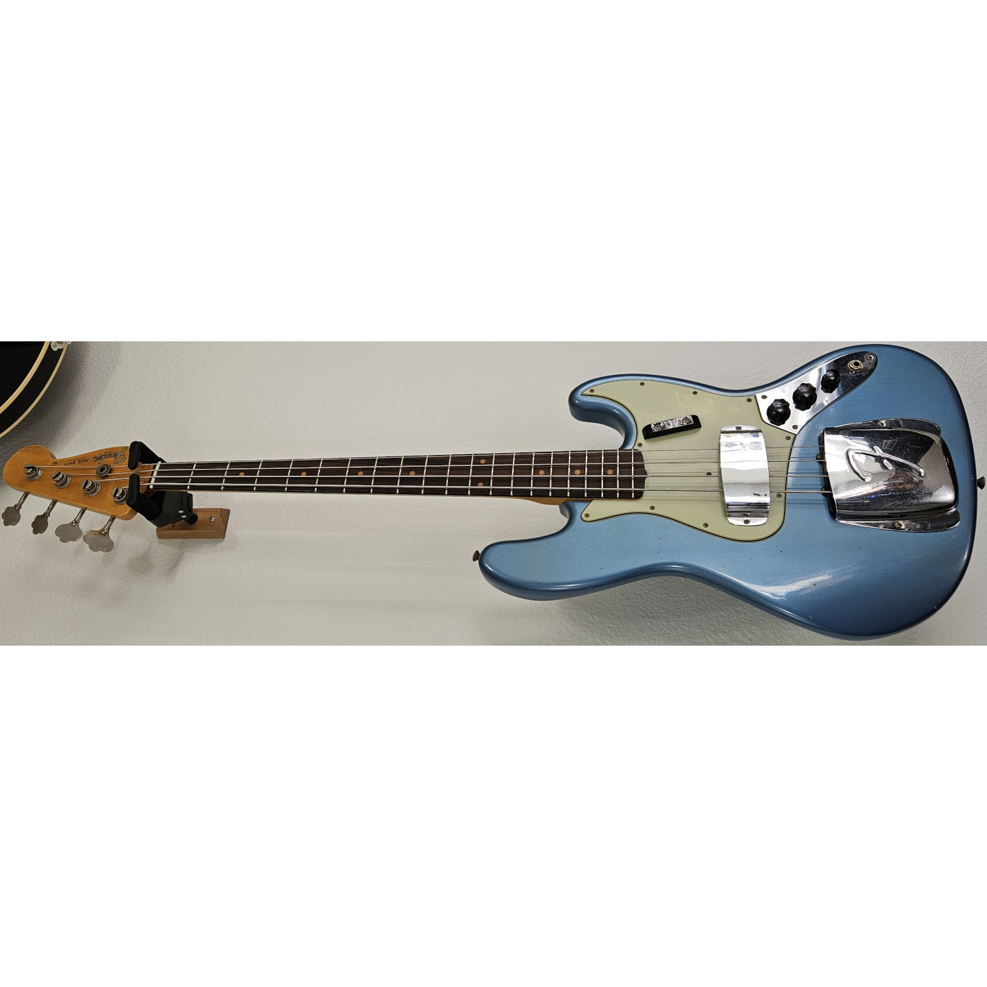 2023 Fender Custom Shop 1964 Jazz Bass Journeyman Relic - Aged Lake Placid Blue