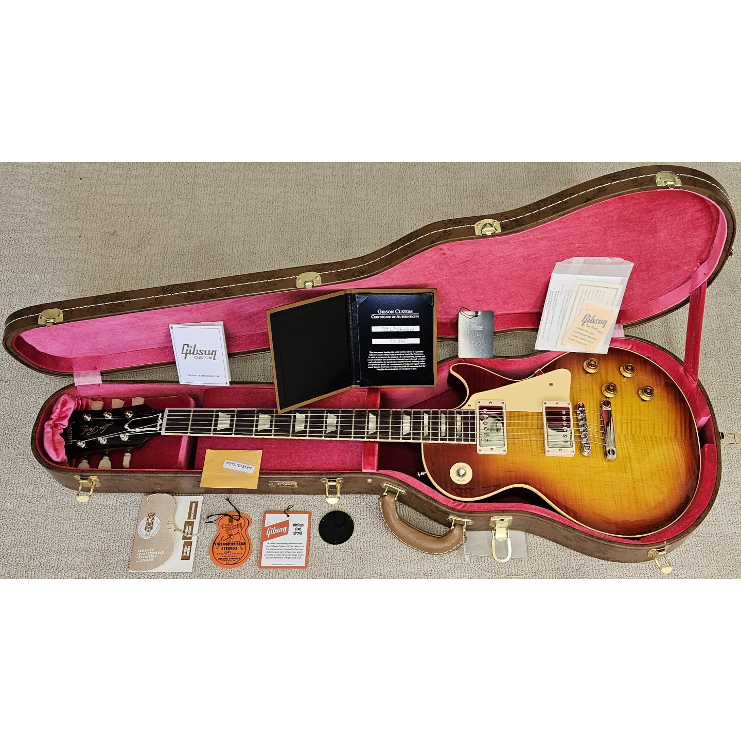 2022 Gibson Custom 1959 Les Paul Standard Reissue Cherry Sunburst VOS