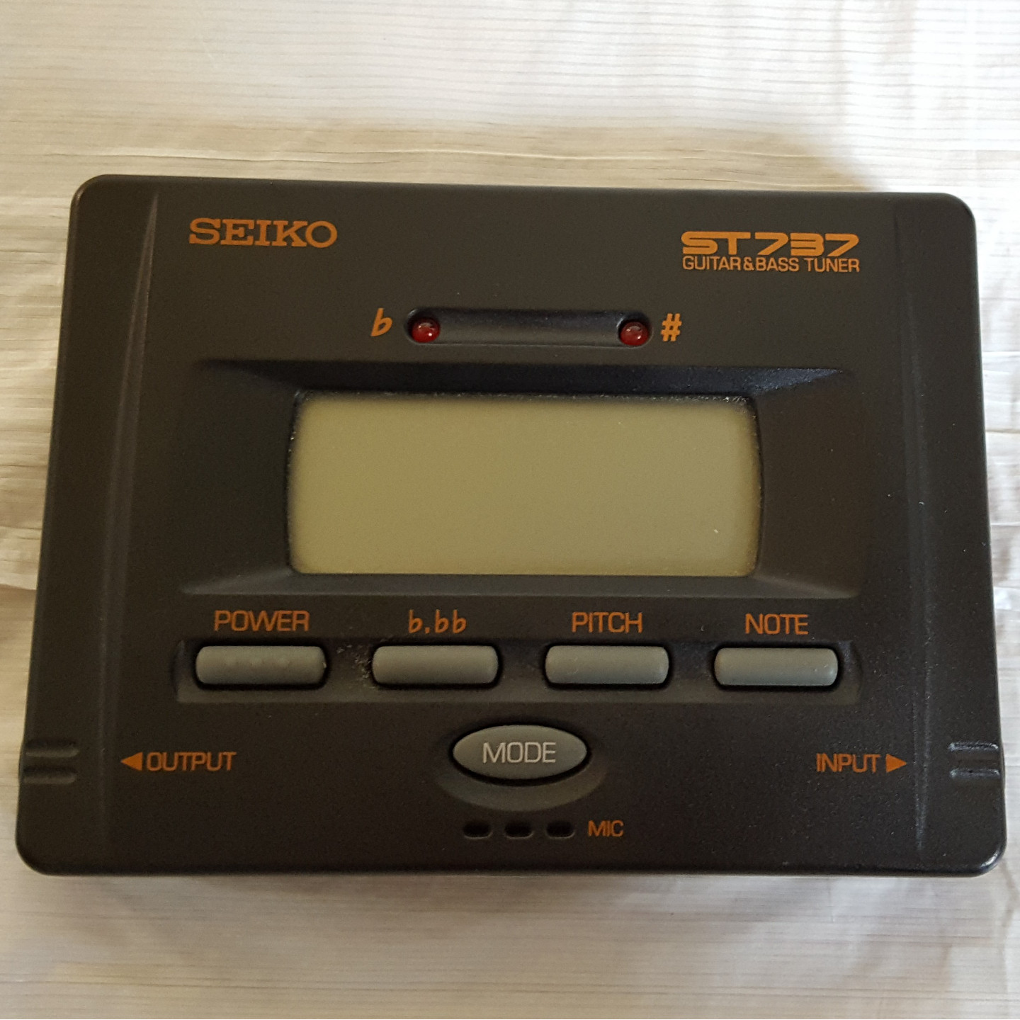 Seiko ST737 Automatic Guitar and Bass Tuner