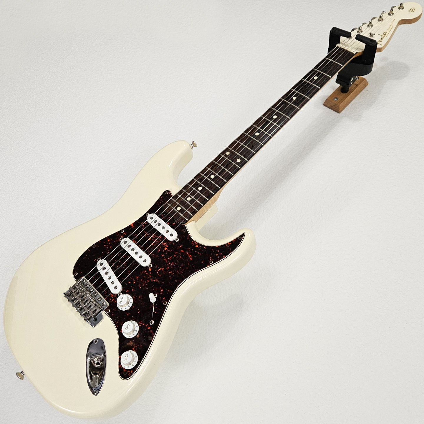 1993 Fender Custom Shop 1960 Stratocaster Alpine White Matching Headstock Vintage Electric Guitar