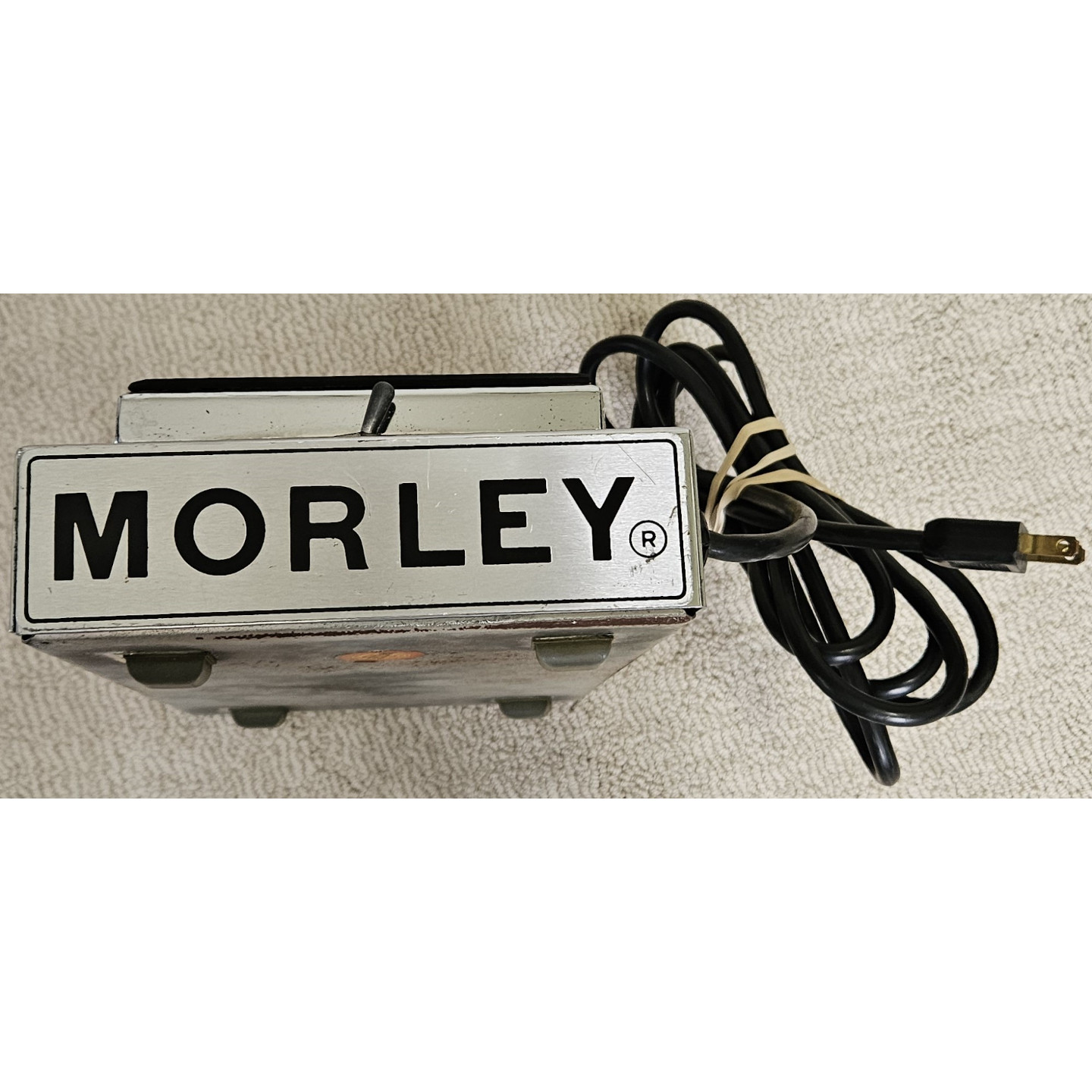 1973 Morley Power Wah Fuzz PWF Silver Vintage Guitar Effects Pedal