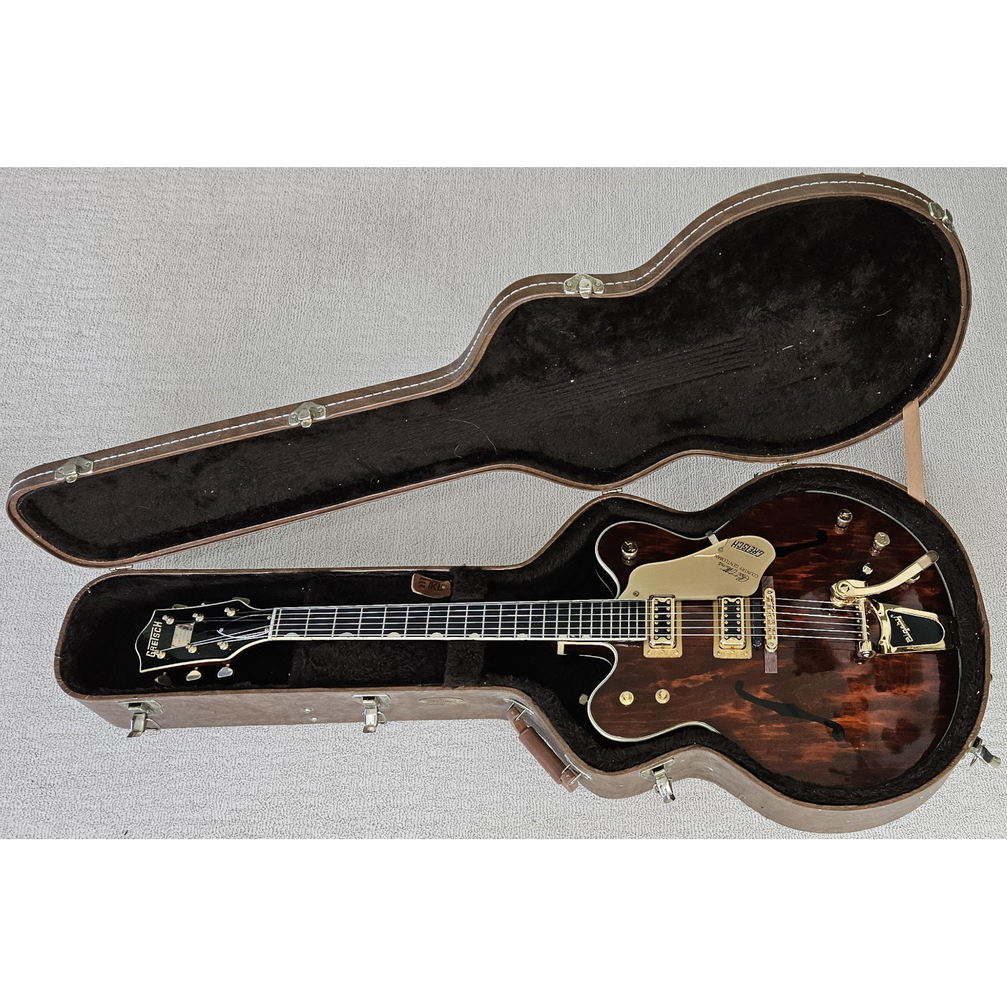 1967 Gretsch 6122 Chet Atkins Country Gentleman Walnut Brown Vintage Electric Guitar