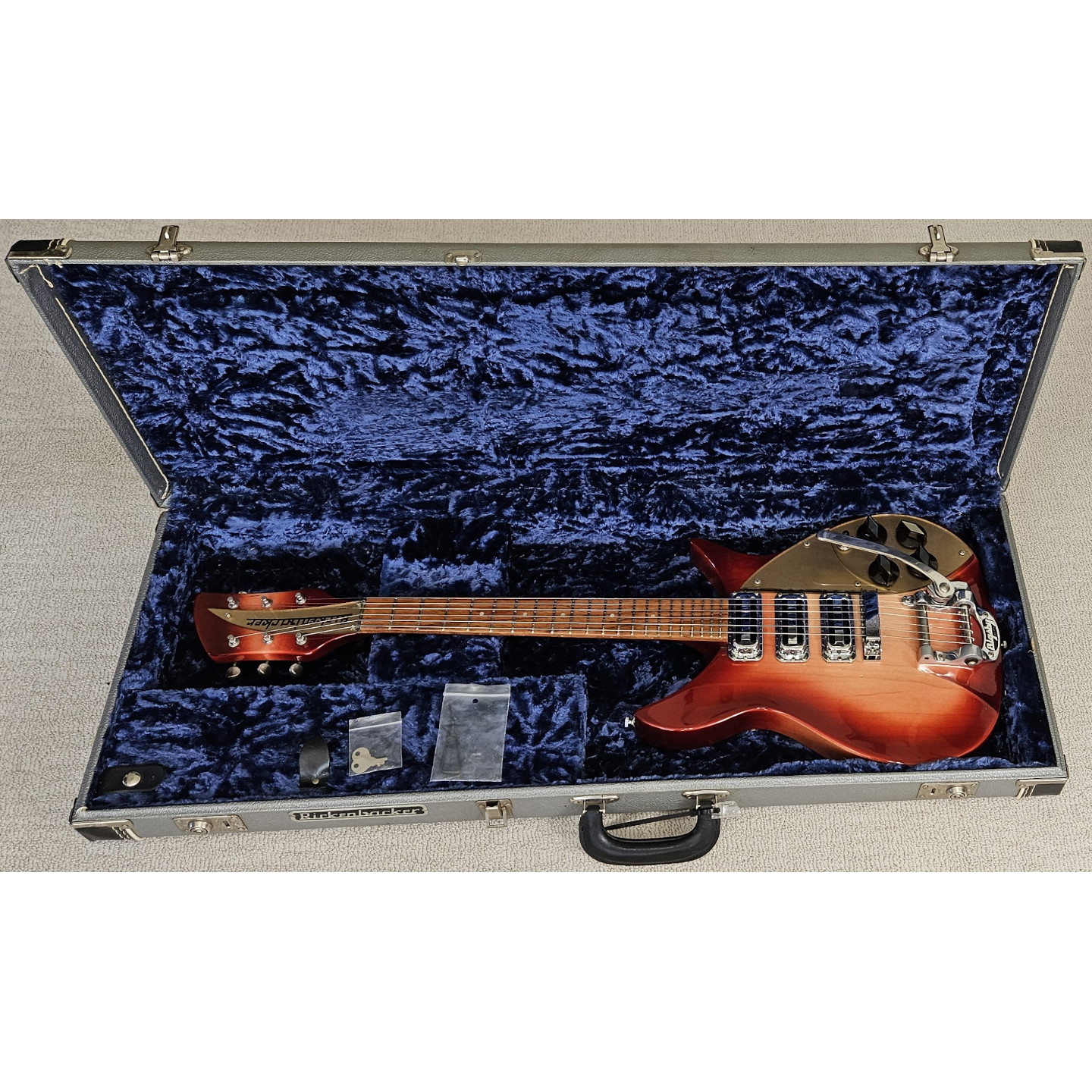 1998 Rickenbacker 325V59 Fireglo Bigsby John Lennon Beatle Electric Guitar