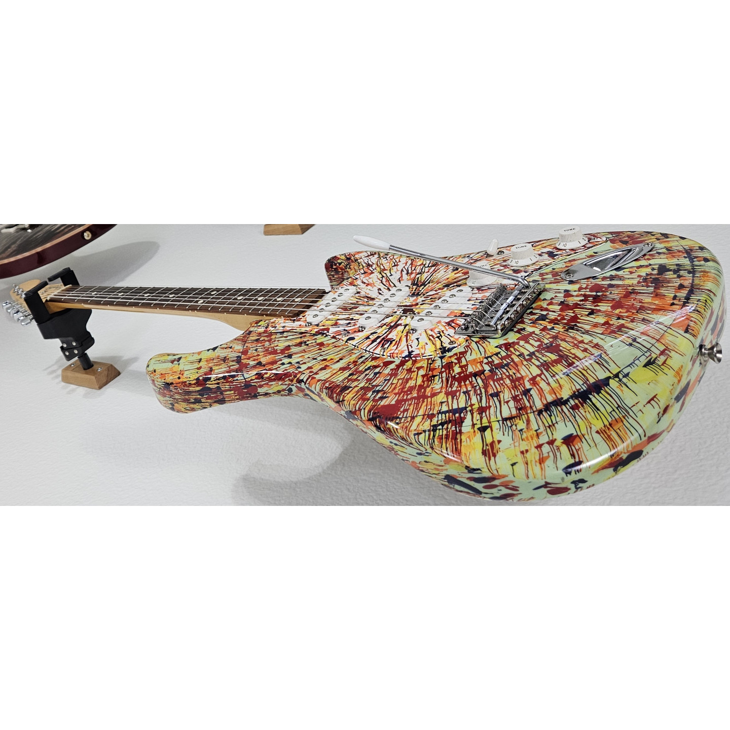 2003 Fender Splattercaster FSR Standard Stratocaster Surf Green Electric Guitar