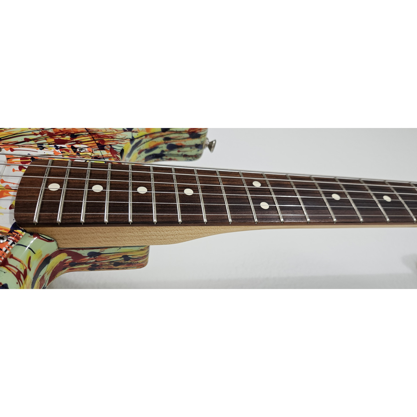 2003 Fender Splattercaster FSR Standard Stratocaster Surf Green Electric Guitar