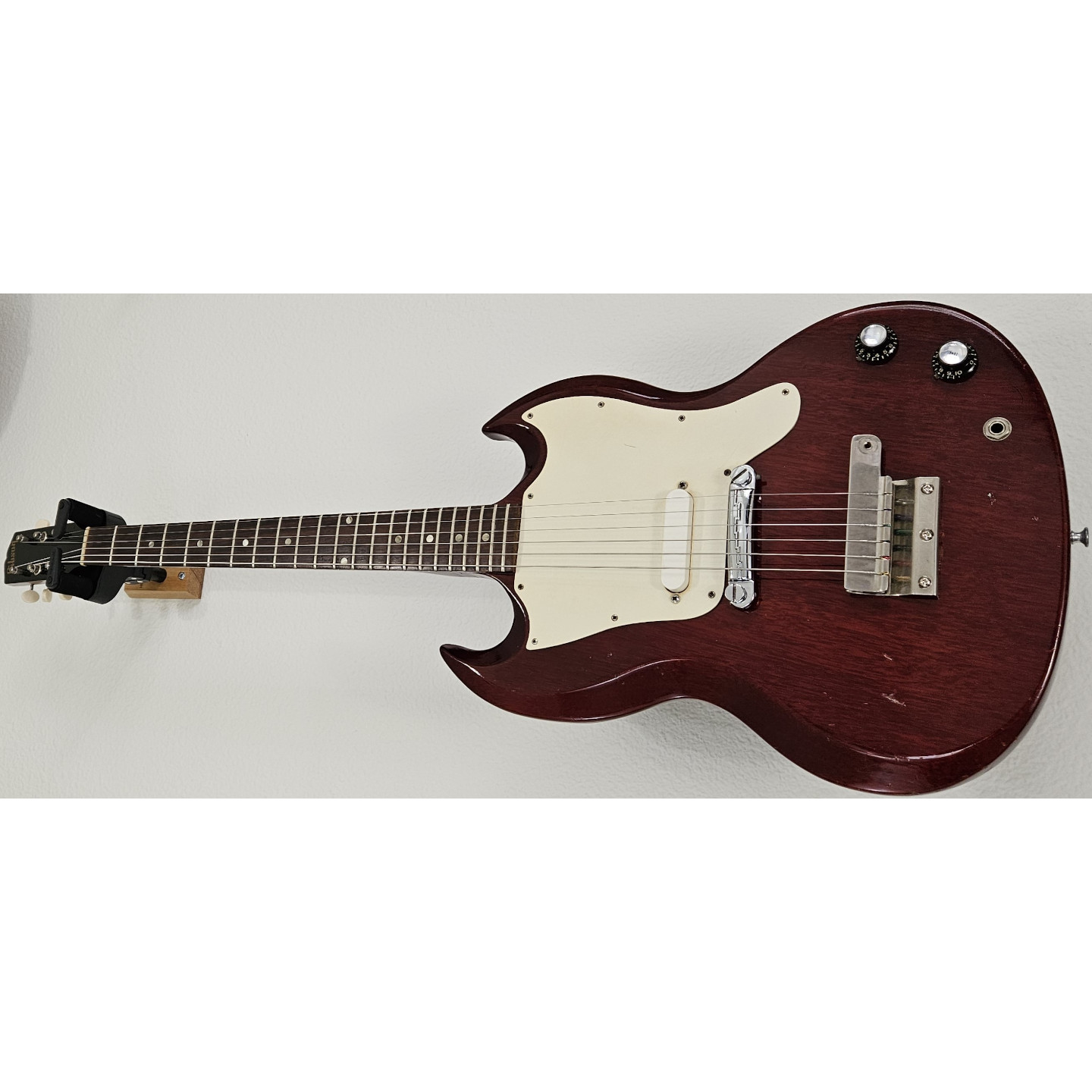 1966 Gibson Melody Maker Vibrola Cherry SG Vintage Electric Guitar