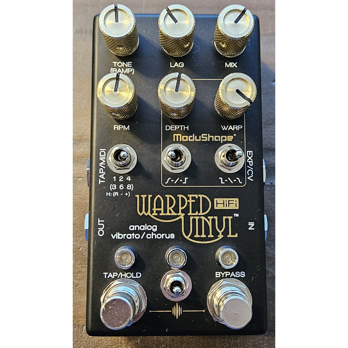 Chase Bliss Audio Warped Vinyl HiFi Vibrato Chorus Boutique Electric Guitar Effects Pedal