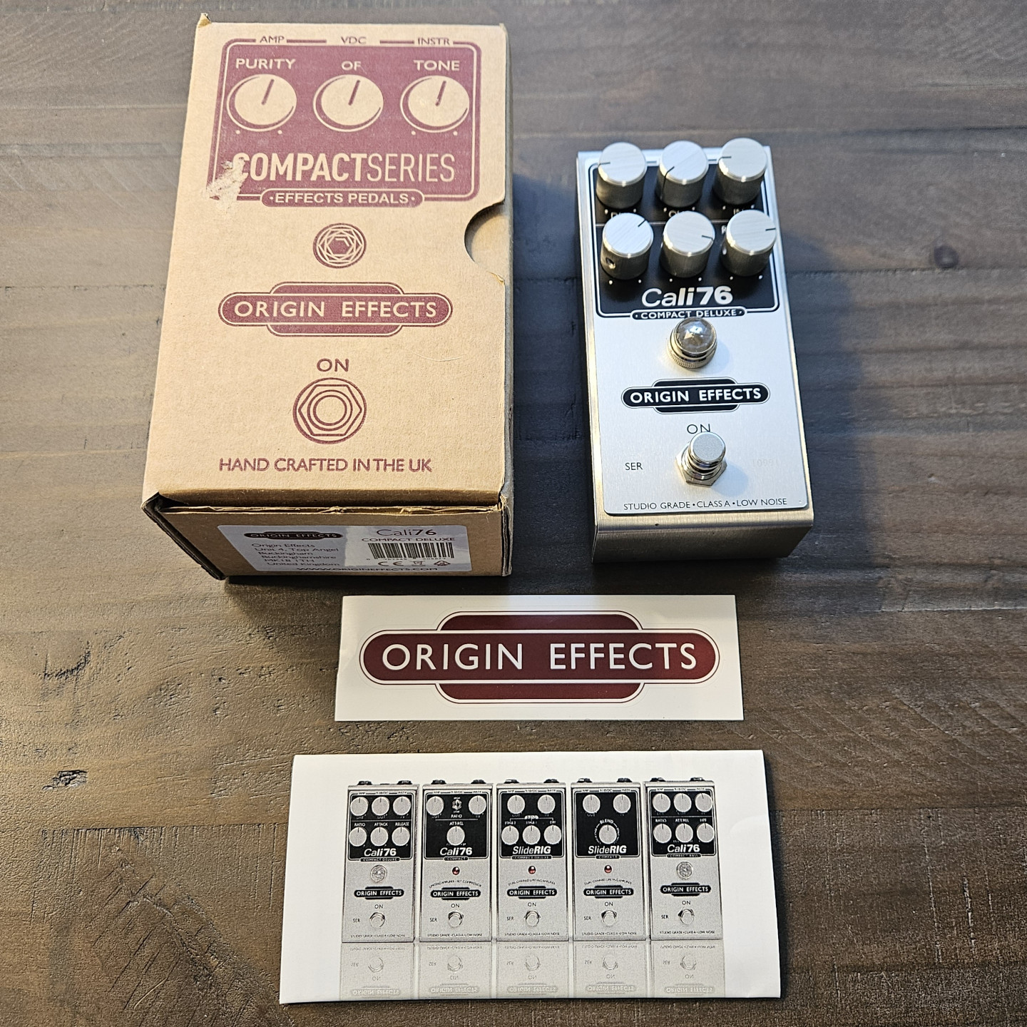 Origin Effects Cali76 Compact Deluxe Compressor Guitar Effects Pedal