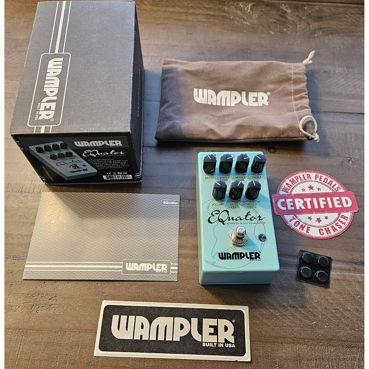 Wampler EQuator Equalizier Advanced Equalization Guitar Effects Pedal