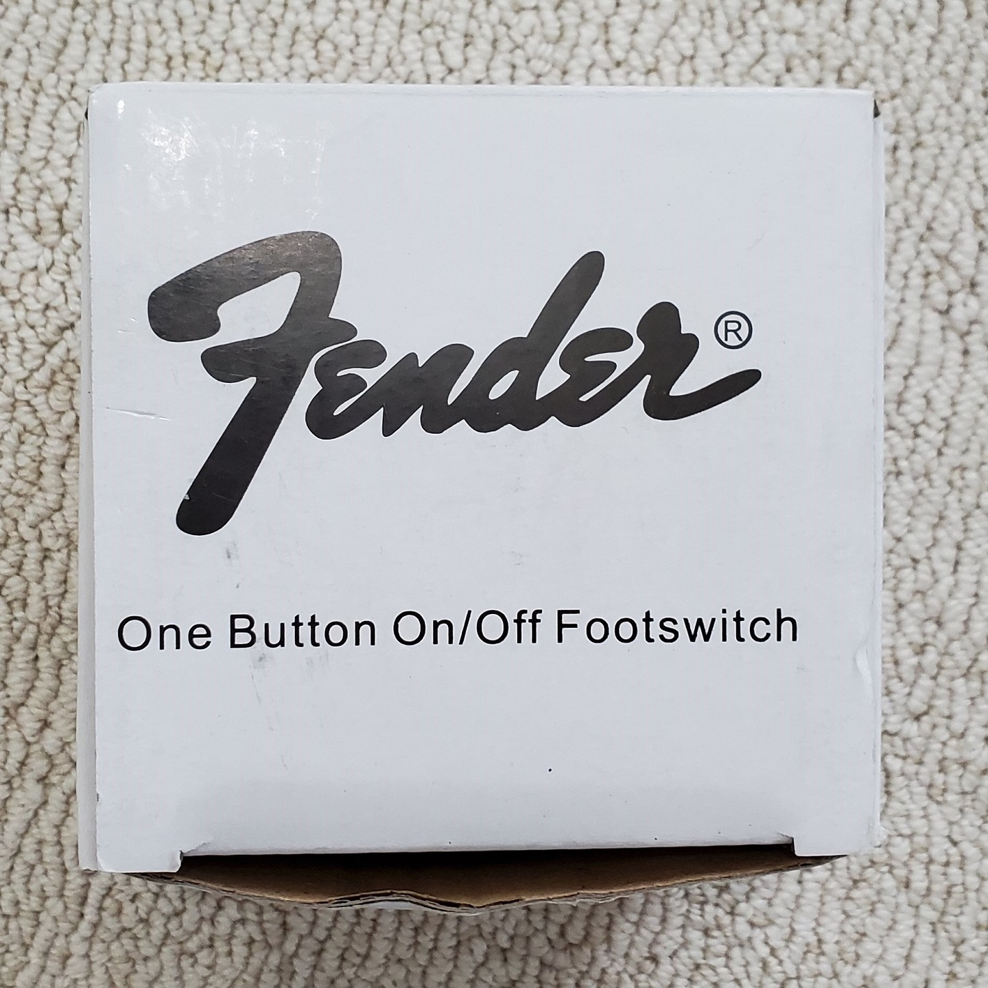Fender Single-Button On/Off Amplifier Footswitch 1/4