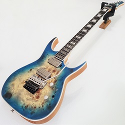 2021 Dean Exile Select Floyd Burl Poplar Satin Turquoise Burst Electric Guitar