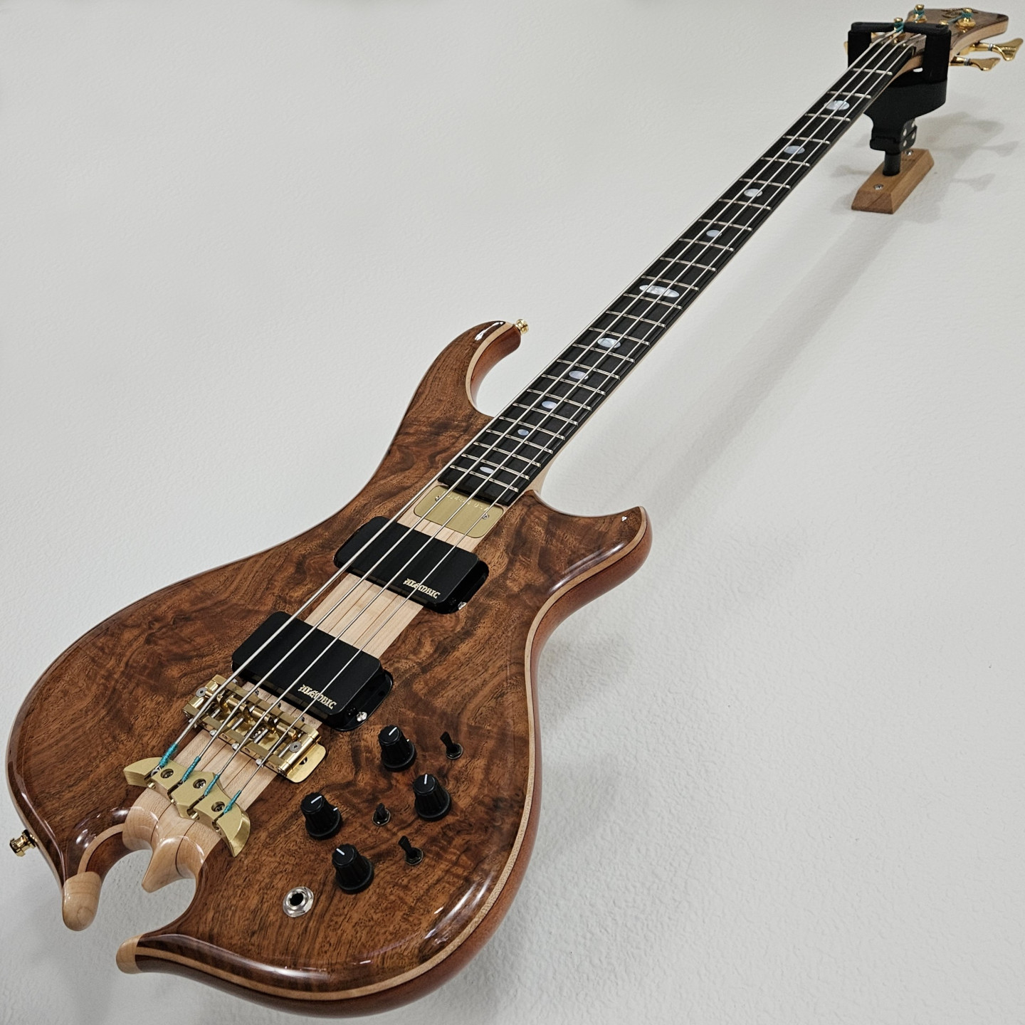 2021 Alembic Mark King Signature Standard Walnut 4 String Bass Guitar