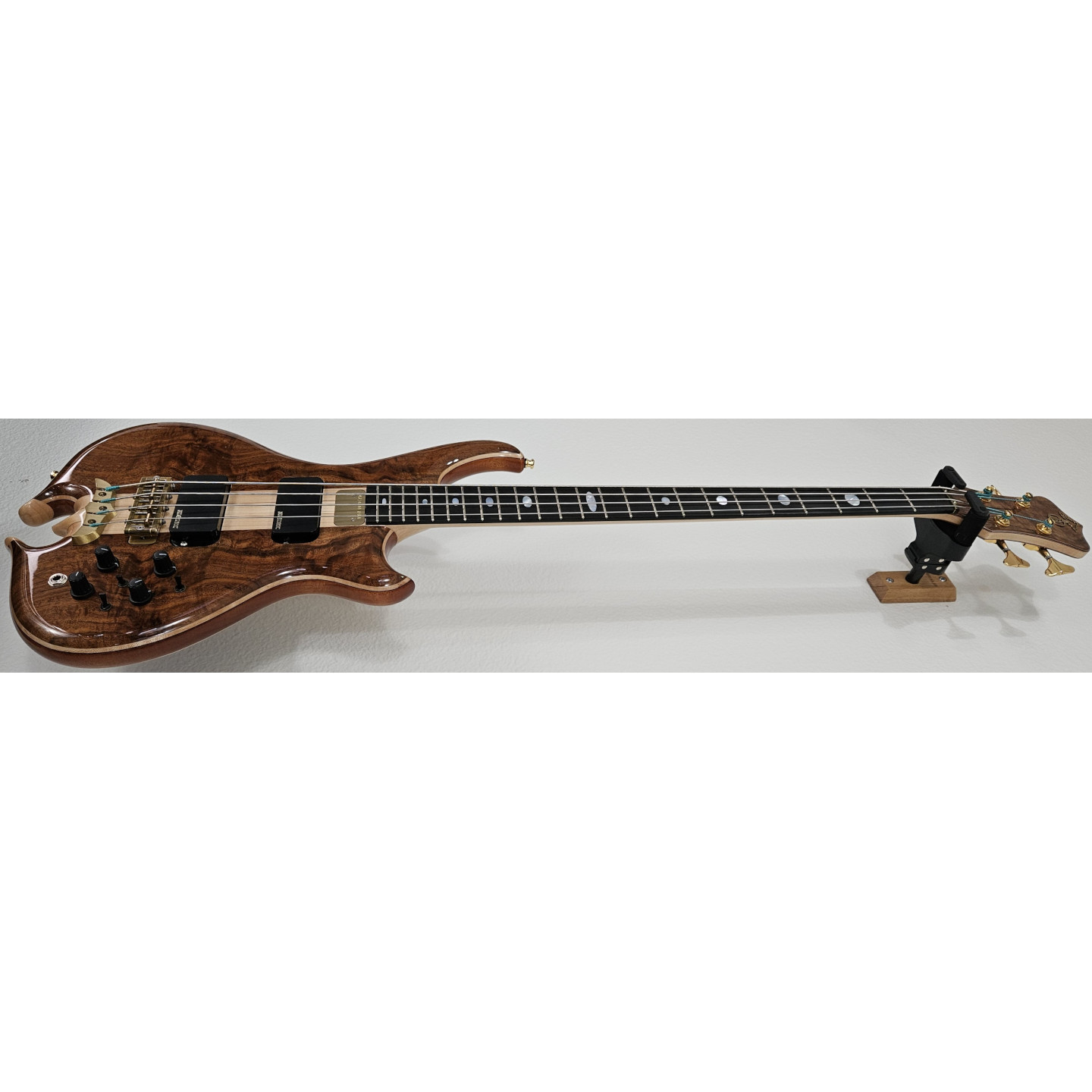 2021 Alembic Mark King Signature Standard Walnut 4 String Bass Guitar