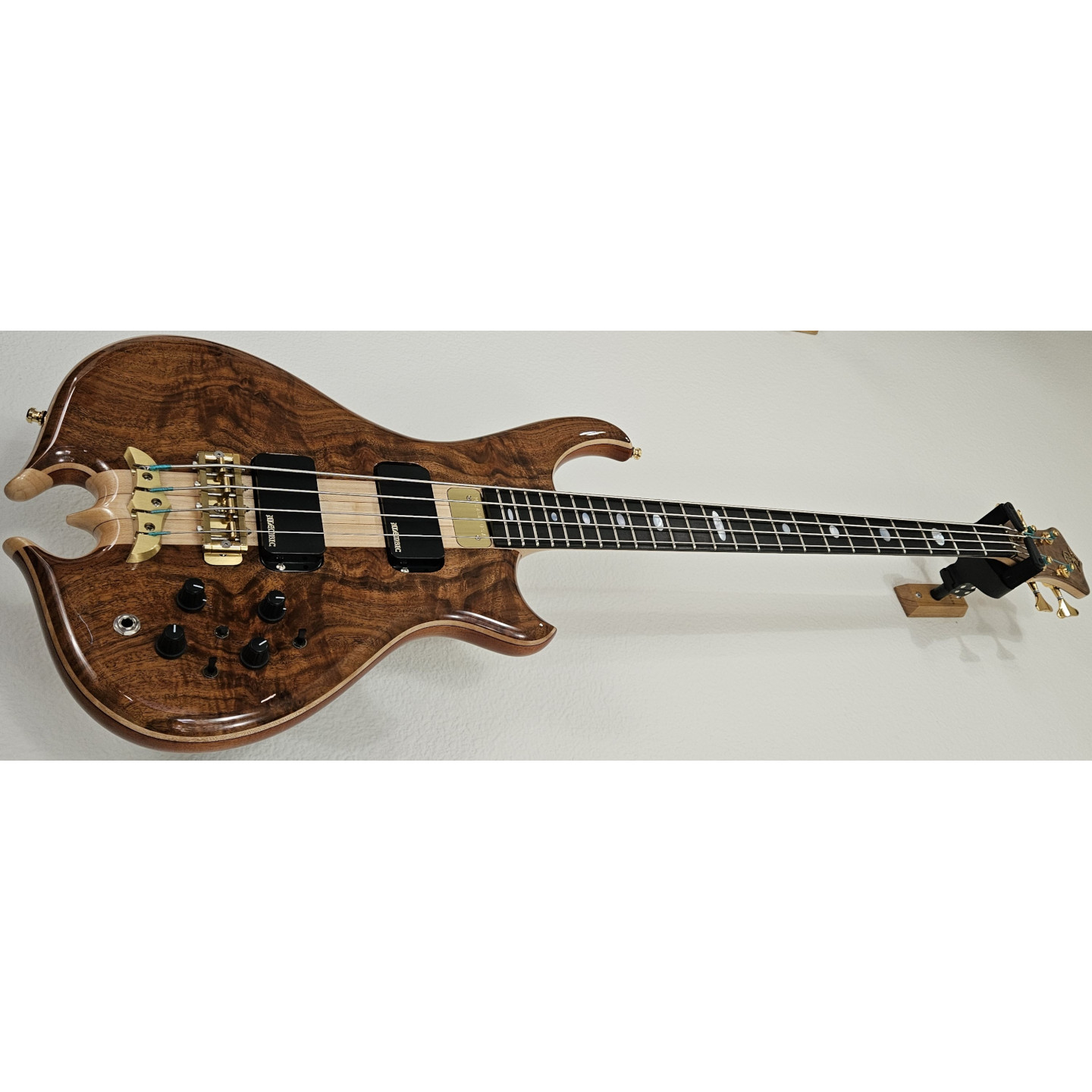 2021 Alembic Mark King Signature Standard Walnut 4 String Bass Guitar