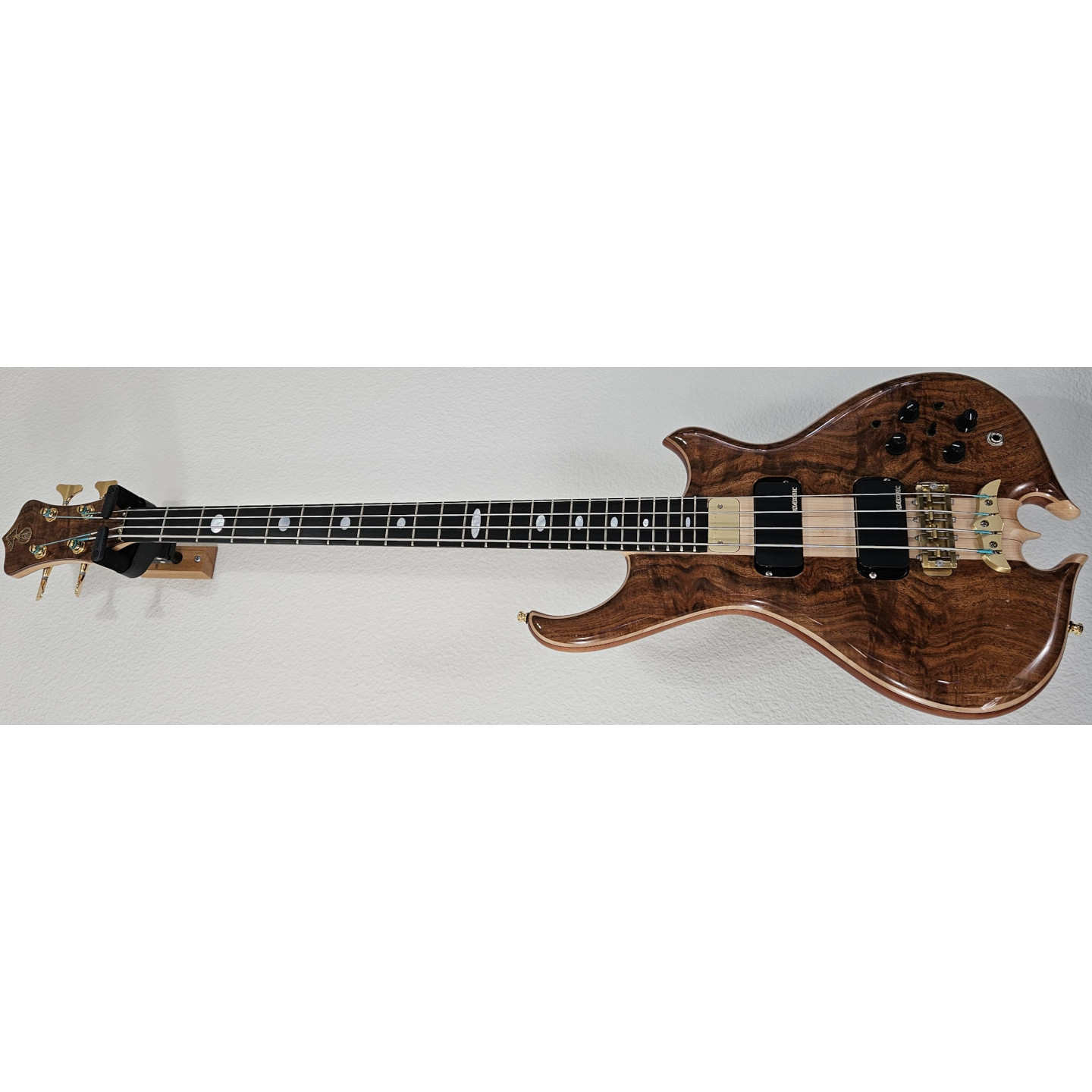 2021 Alembic Mark King Signature Standard Walnut 4 String Bass Guitar