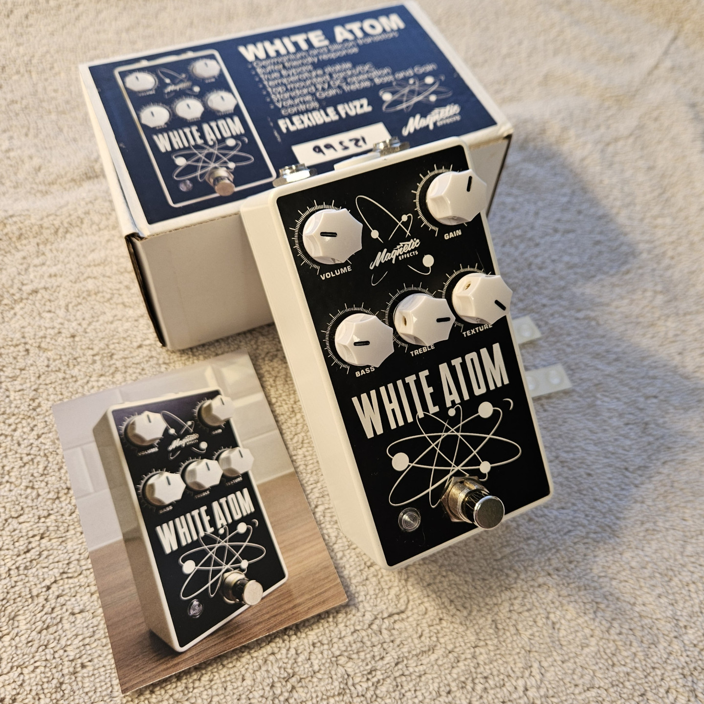 Magnetic Effects White Atom V3 Hybrid Silicon Germanium Fuzz Guitar Pedal