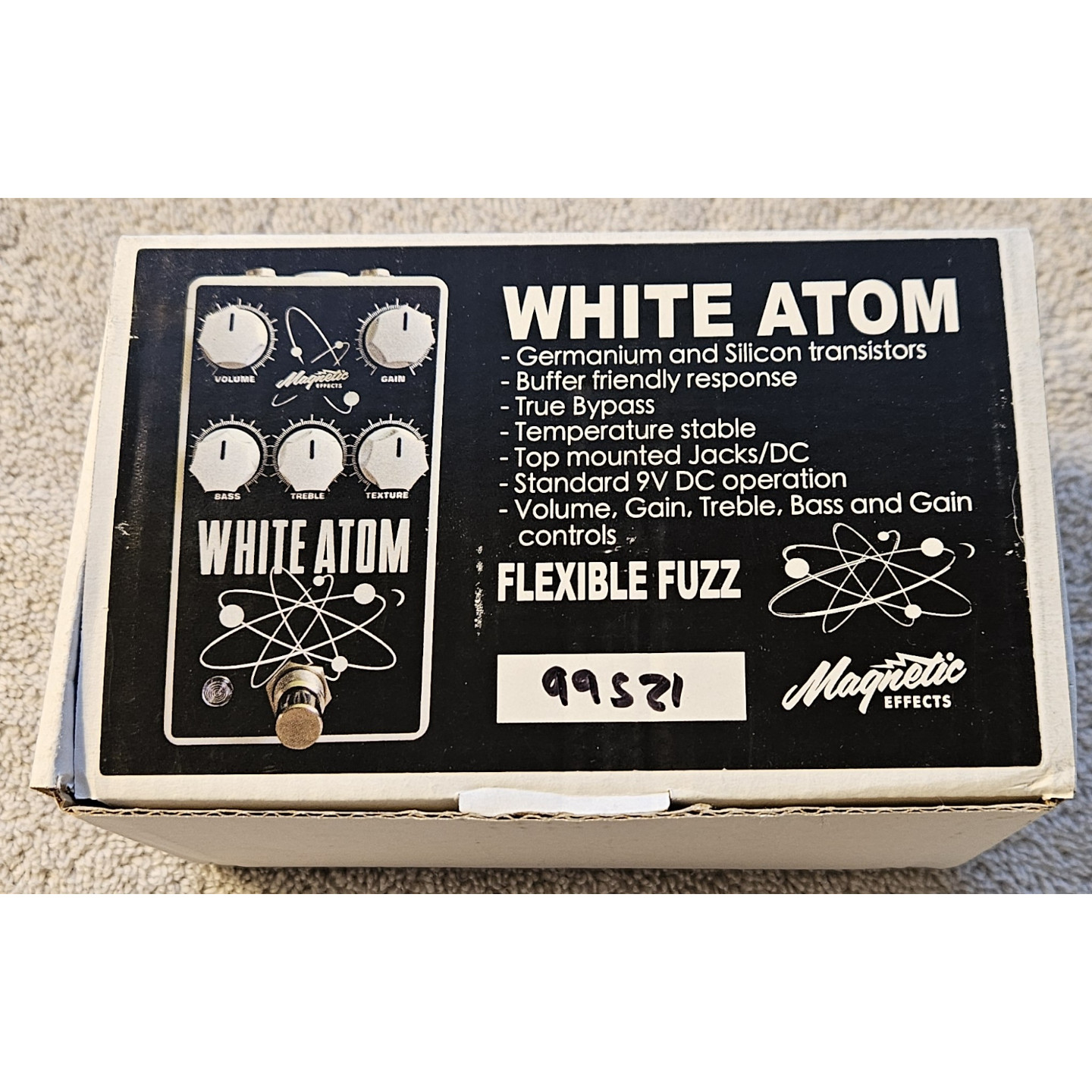 Magnetic Effects White Atom V3 Hybrid Silicon Germanium Fuzz Guitar Pedal