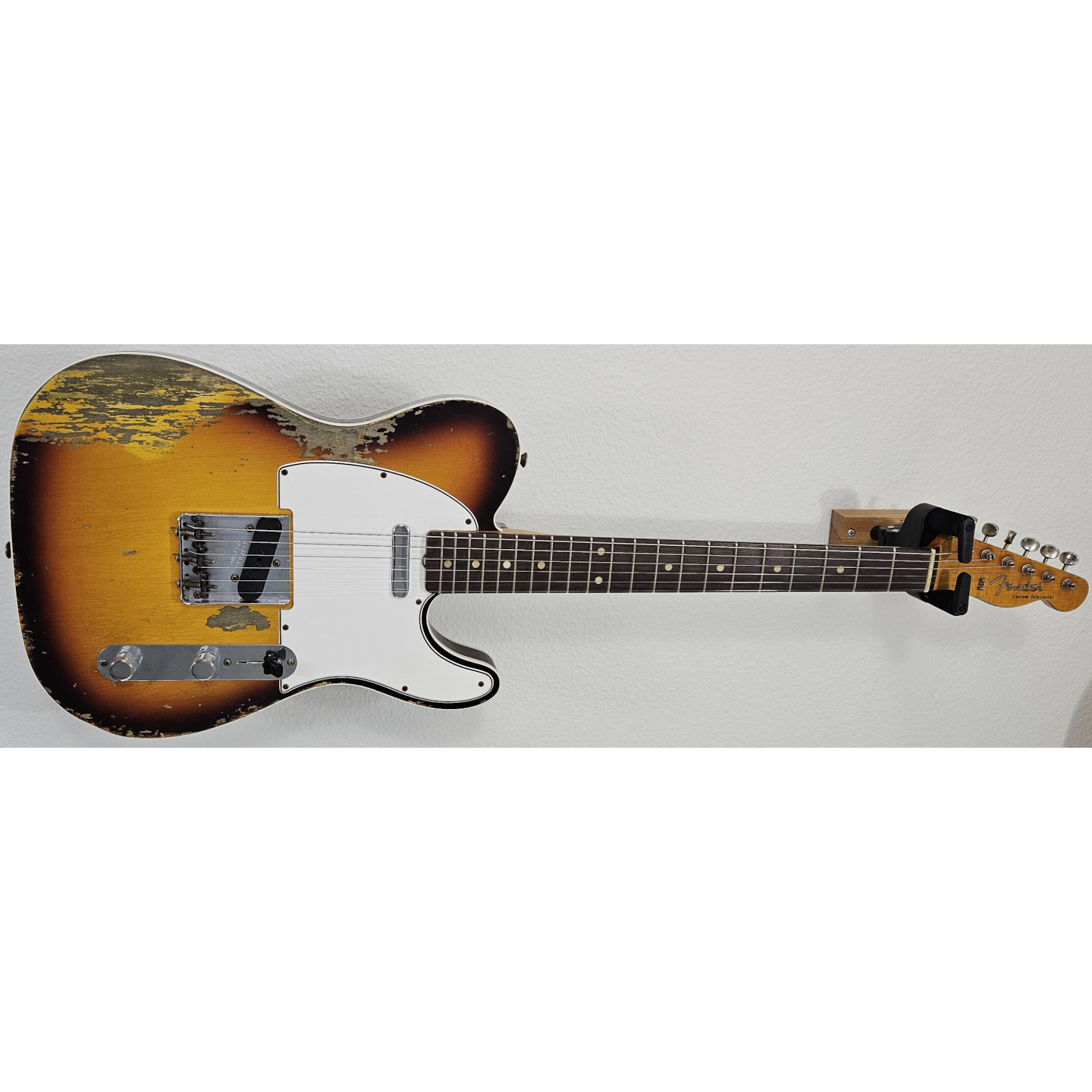 2021 Fender Custom Shop Ltd '59 Telecaster Super Heavy Relic Sunburst Electric Guitar